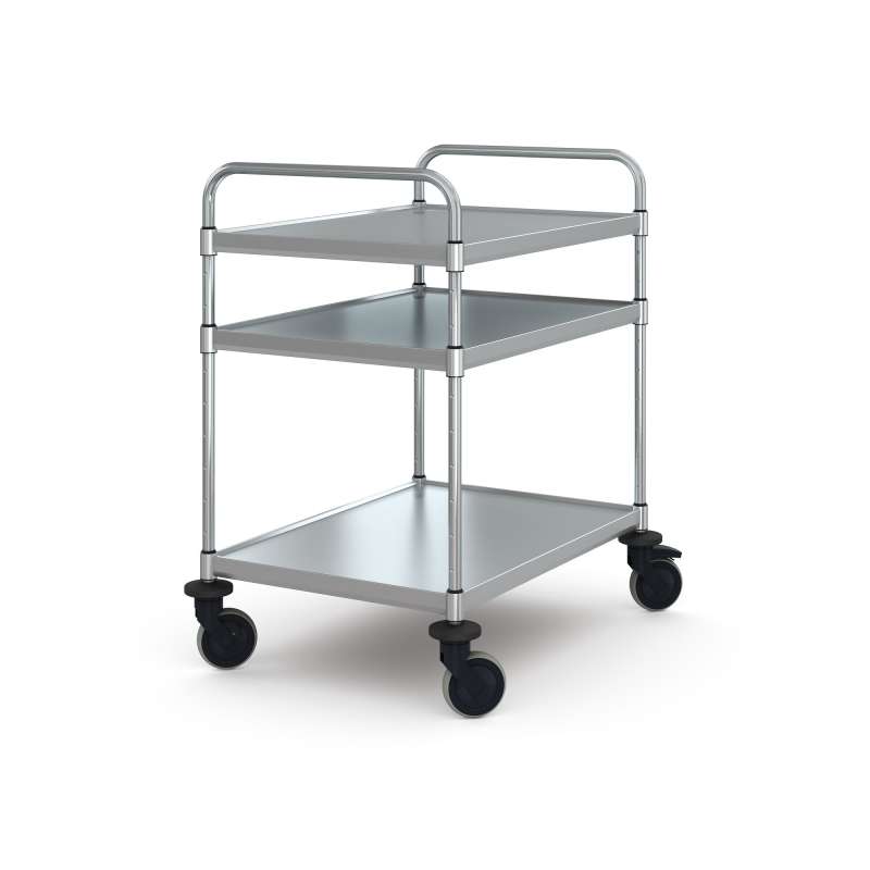 VC-8X6-3 - Hupfer VARIOCART HD General Purpose Trolley - 3 SHELVES 800X600mm