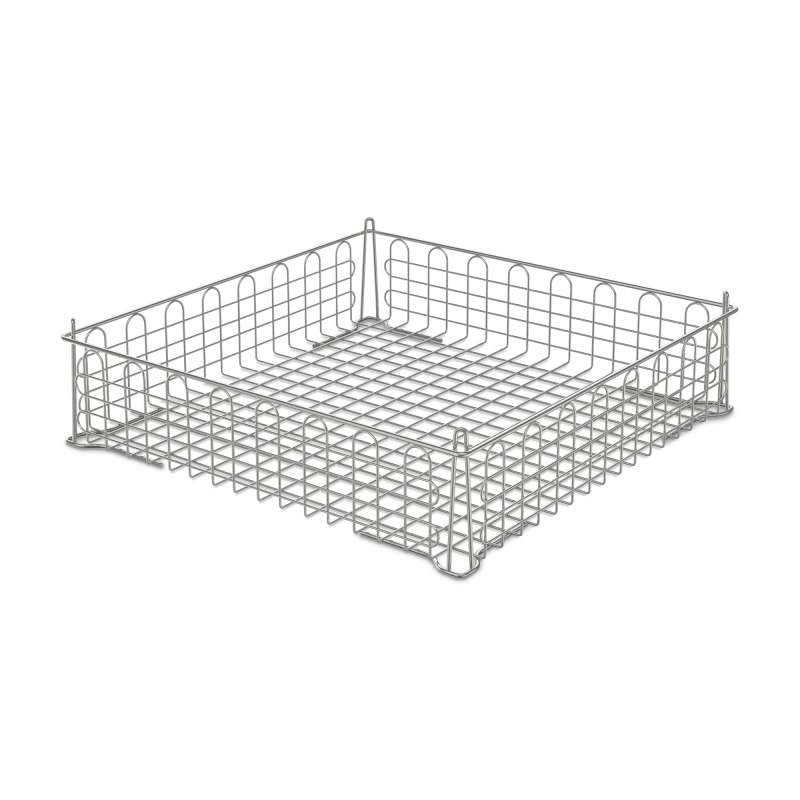 0115332 - Hupfer Crockery Basket. 500 X 500 X 115Mm. Stainless Steel Polished