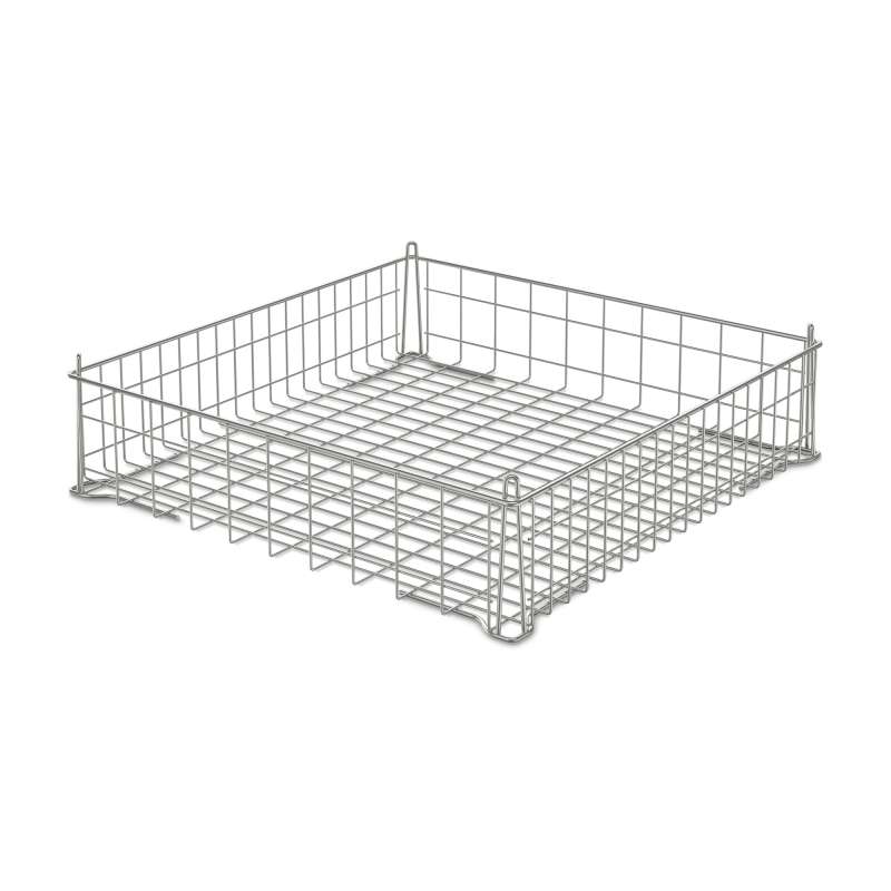 0116992 - Hupfer Crockery Basket 500x500x115mmPlastic Coated Stainless Steel