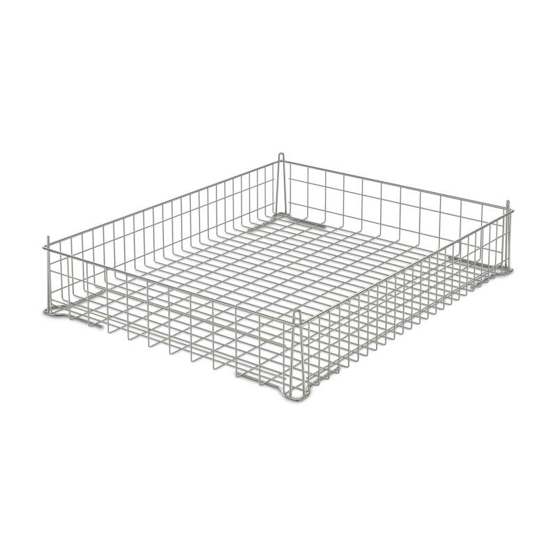 0117012 - Hupfer Grey Plastc Coated Basket 650 x 530 x 115mm H