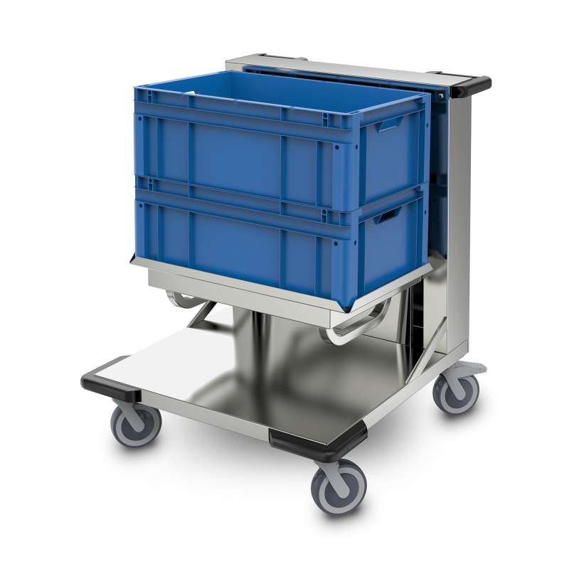 BDO-EB-60-40 - Hupfer Mobile Platform Dispenser. Non-Heated. Suitable For 600 x 400mm trays or baskets