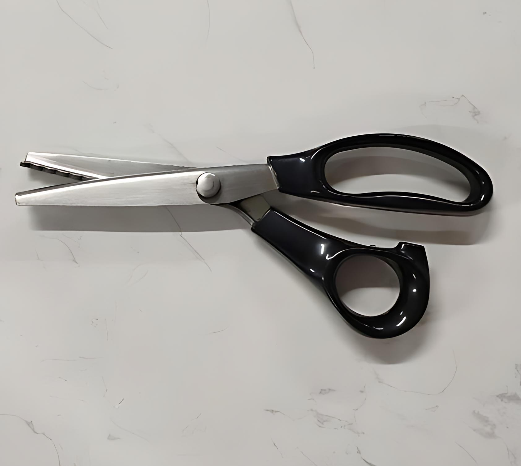 kitchen knock - Scissors Regular Use - Orange Handle - 185mm - 7.3"