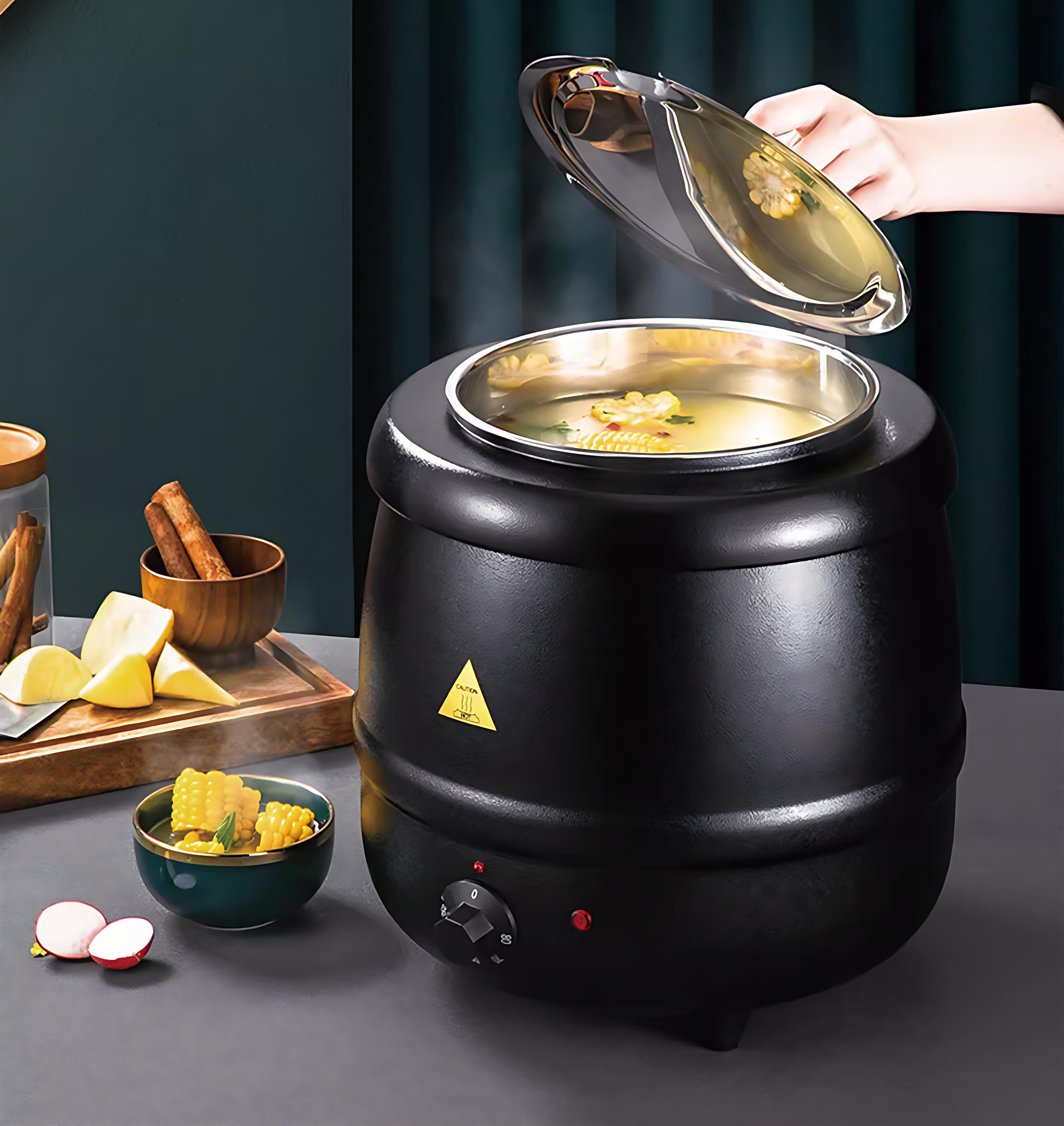 kitchen knock - Electric Soup Kettle Black - 13L