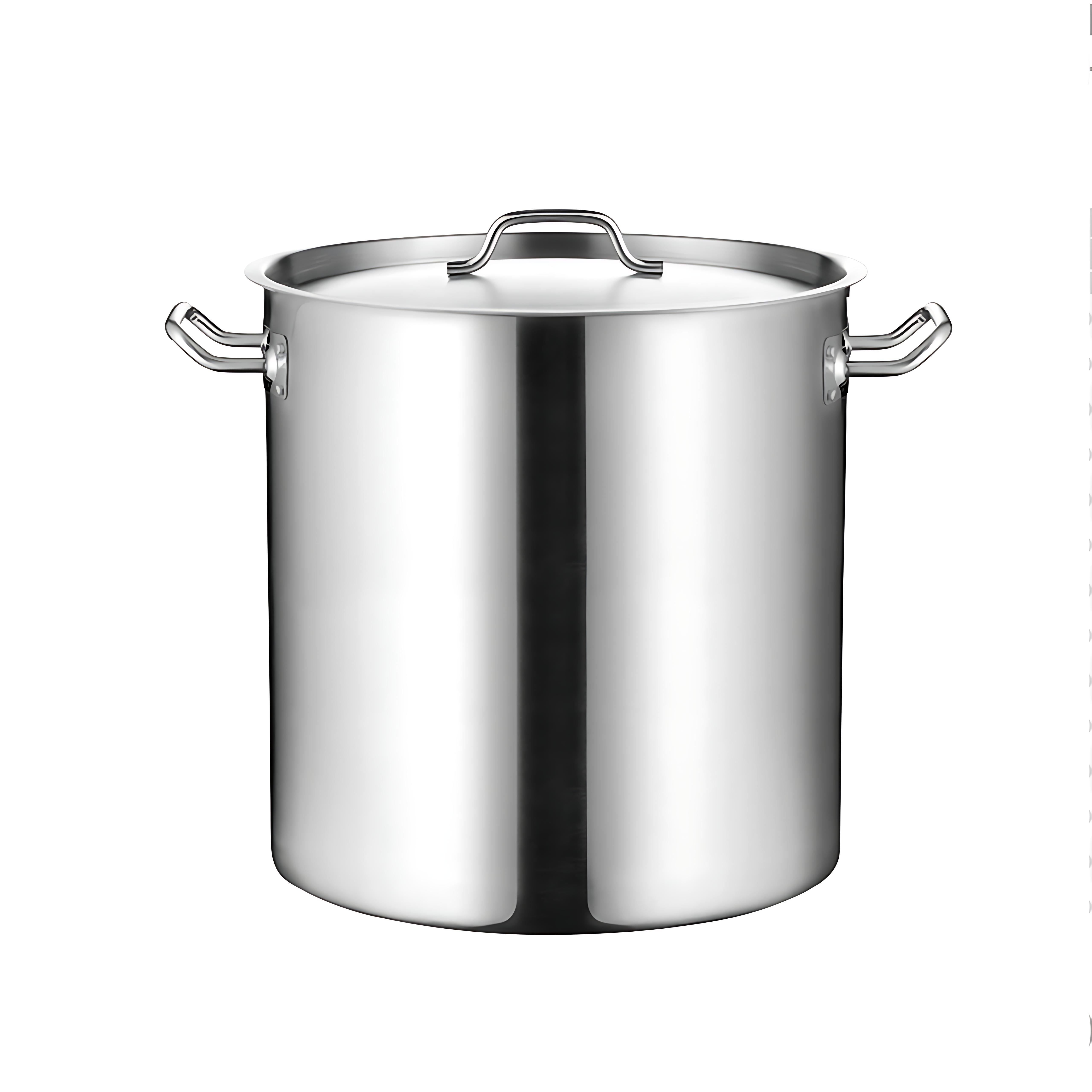 kitchen knock - Stock Pot - (03) - IH - S/S 6L - Ø200mm*200mm*0.8mm