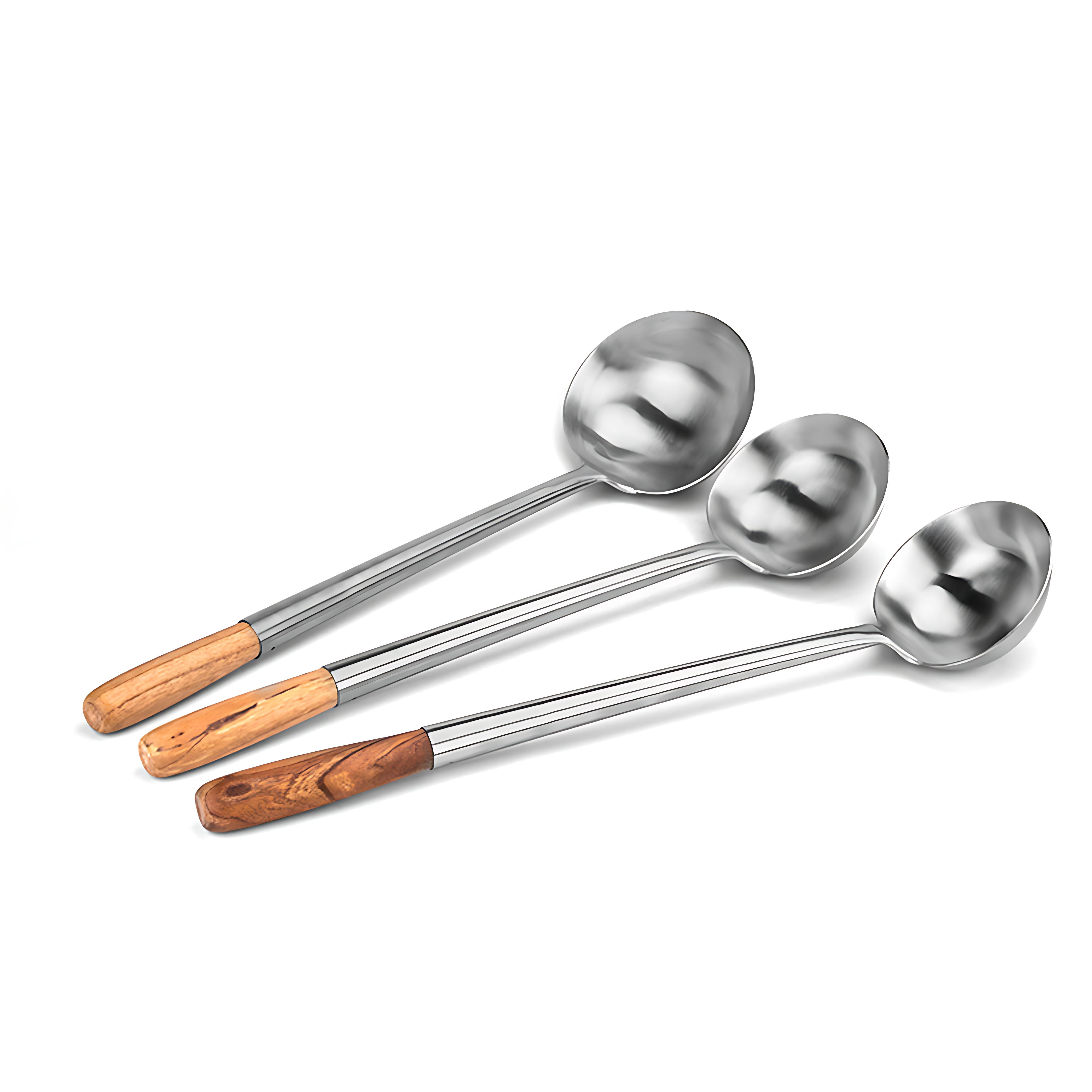 kitchen knock - Ladle - S/S 500g - Wooden Handle