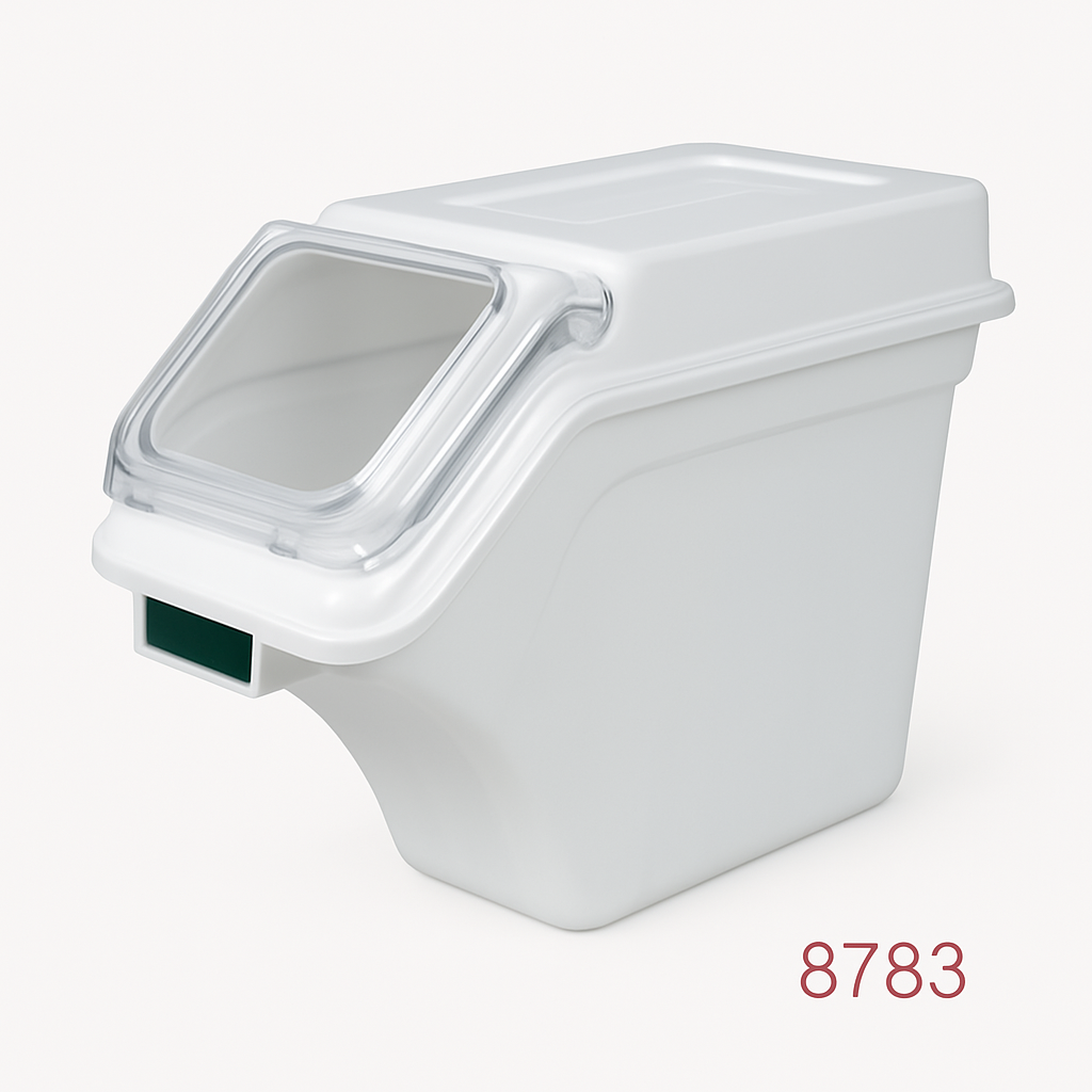kitchen knock - Ingredient Bin White - 20L - 615mm*310mm*430mm - Polyethylene