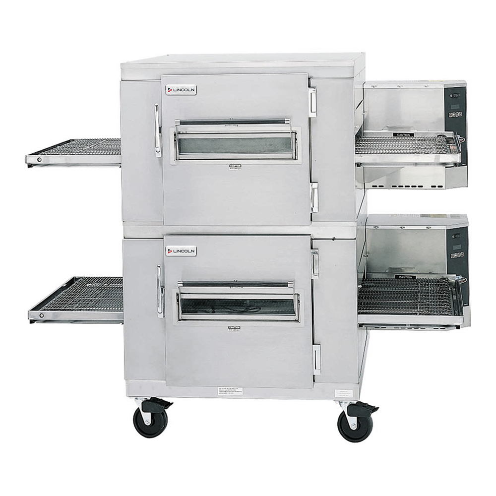 1455-E-2 - LINCOLN 1400 SERIES ELECTRIC - DOUBLE OVEN STACK