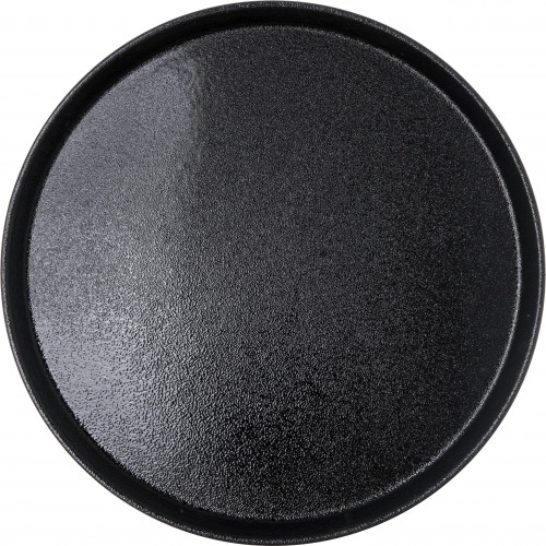 1600GR2004 GriptiteTM 2 Round Non-Skid Tray 400mm in Black specially designed stain & odour resistant