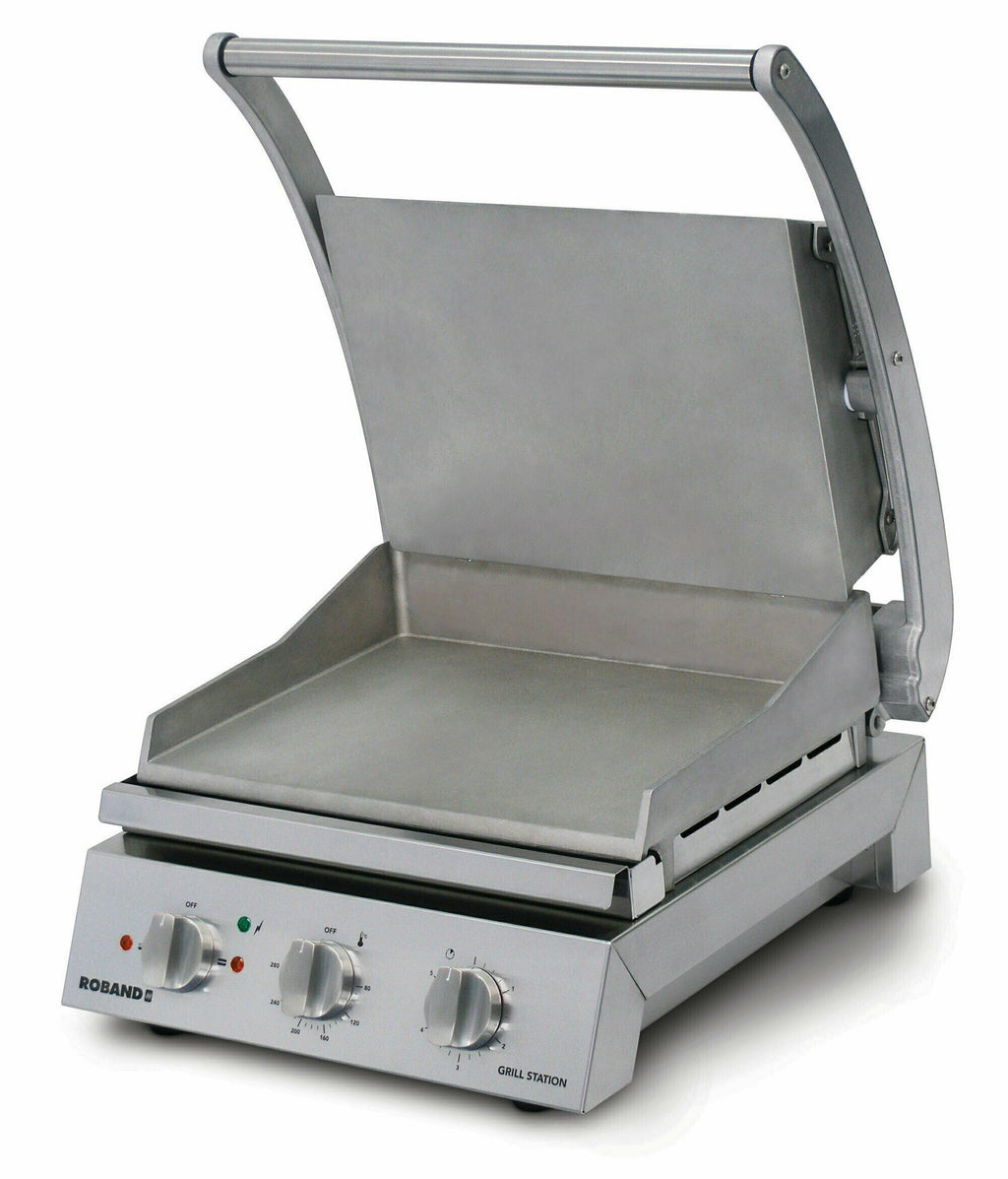 Roband Grill Station 6 slice, smooth plates, 9.6 Amp