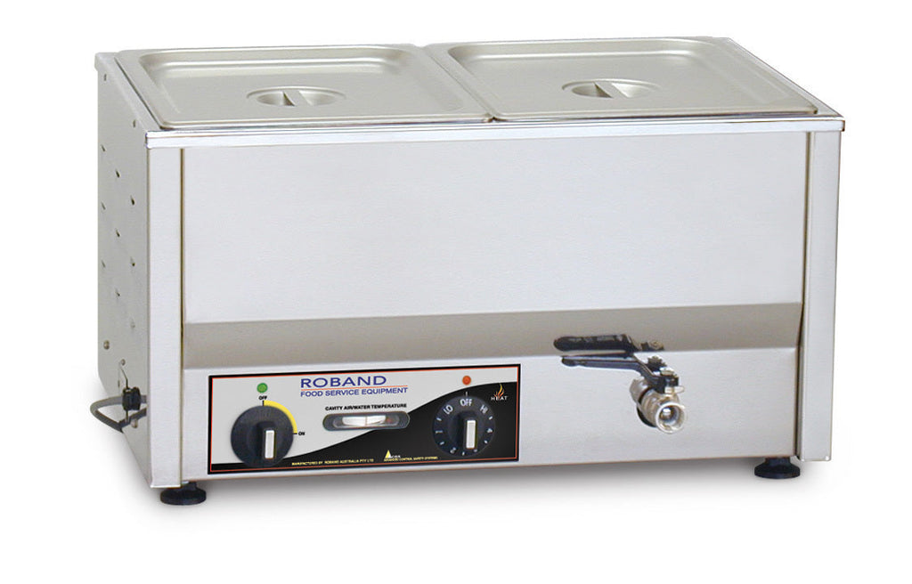 Roband Counter Top Bain Marie 3 x 1/3 size 100mm pans