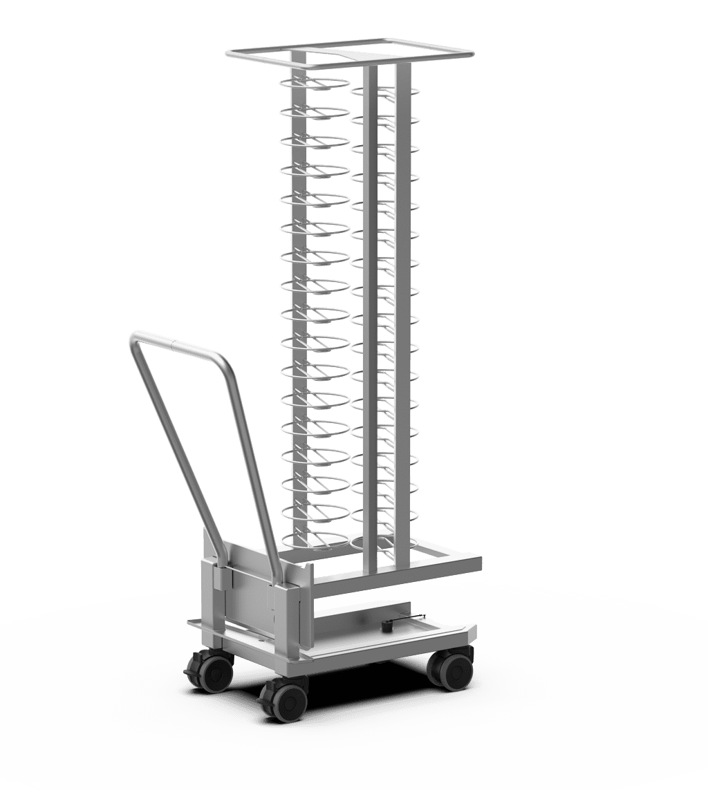 Unox XECTL-034P MIND.Maps GN 1/1 MOBILE 34 PLATE TROLLEY