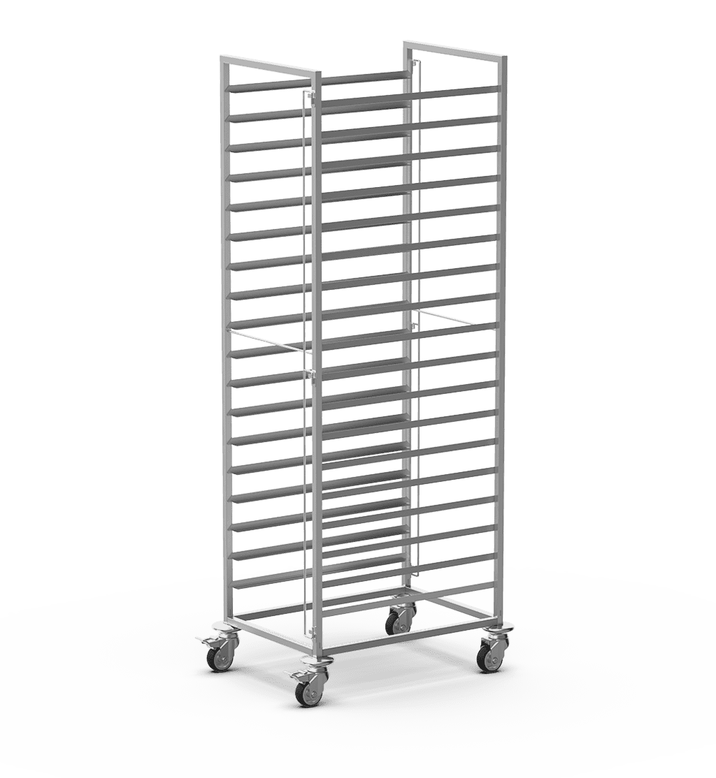 Unox TR12SSADJ 12 Tray Stainless Steel Cooling Trolley