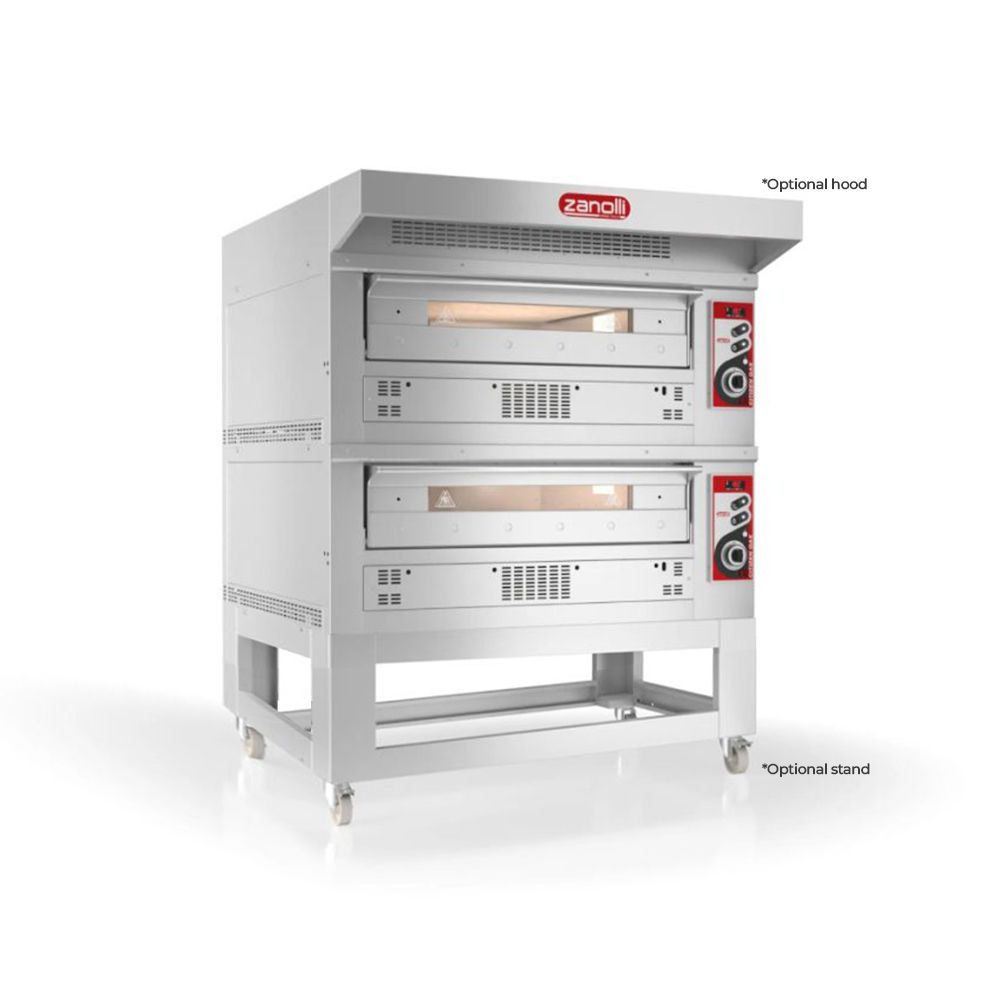 Zanolli Citizen PWG 9+9 Gas Double Deck Pizza Oven – 9+9 Pizza Capacity