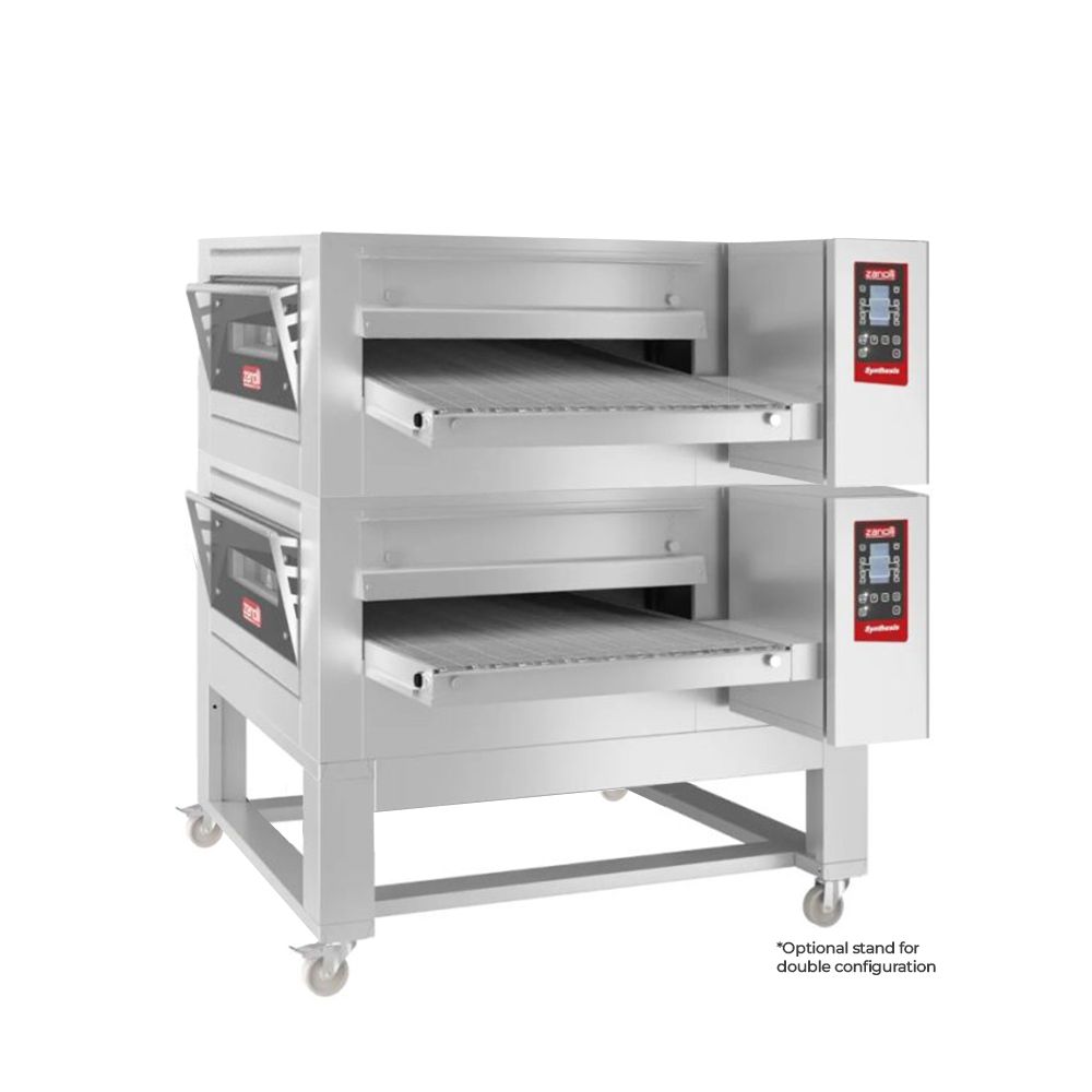 Zanolli Synthesis 12/80G-2 Double Stacked 32 Inch Gas Impingment Conveyor Oven