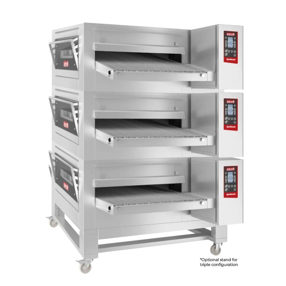 Zanolli Synthesis 12/80G-3 Triple Stacked  32 Inch Gas Impingment Conveyor Oven