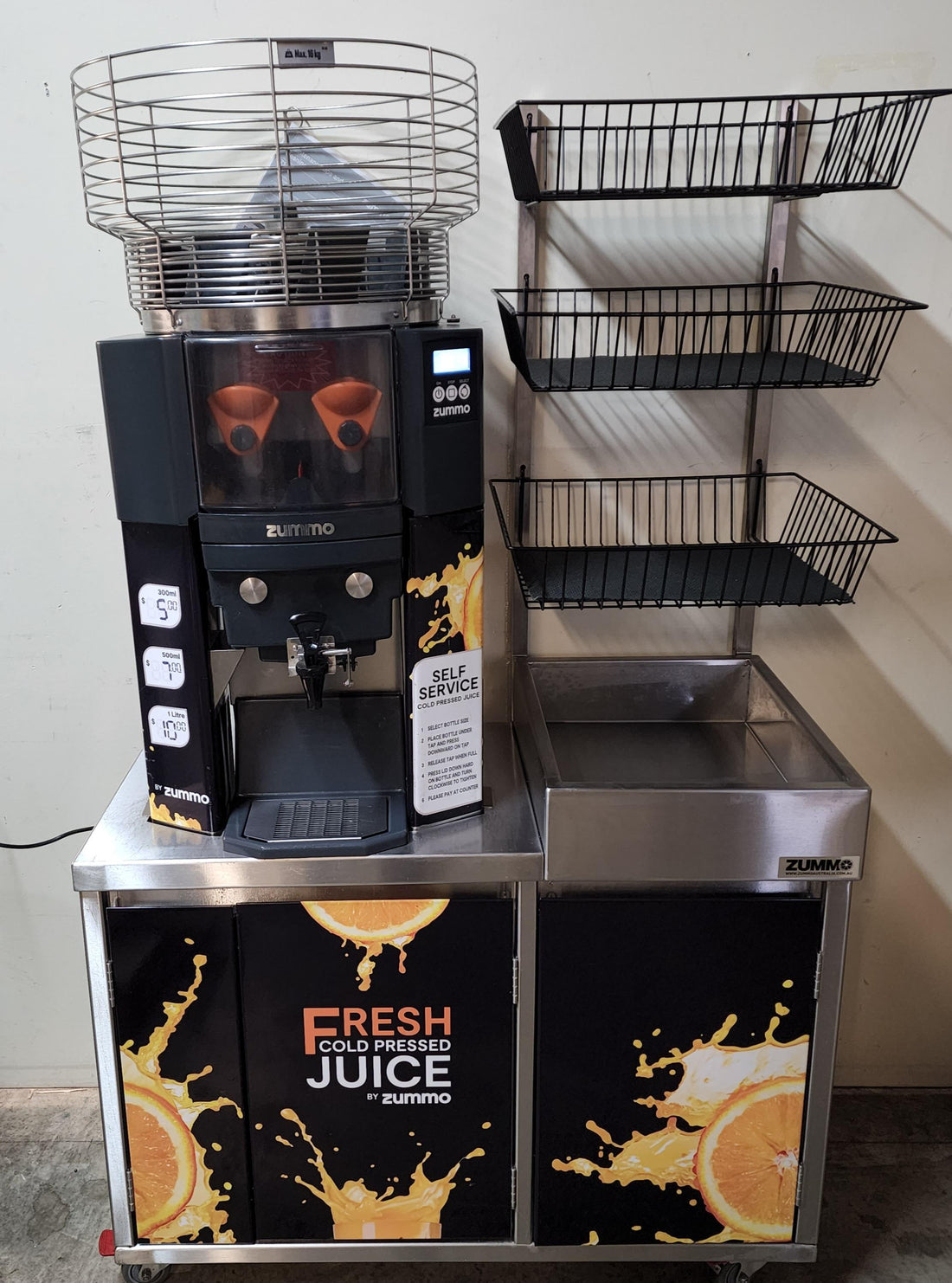 Zummo | Z14 w/ Gondola Adapt PWC + Ice Well + Bottle Rack Attached