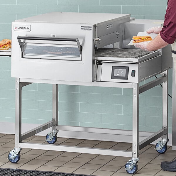 1124-1 - Lincoln Impinger II - Low Stand With Castors For Triple