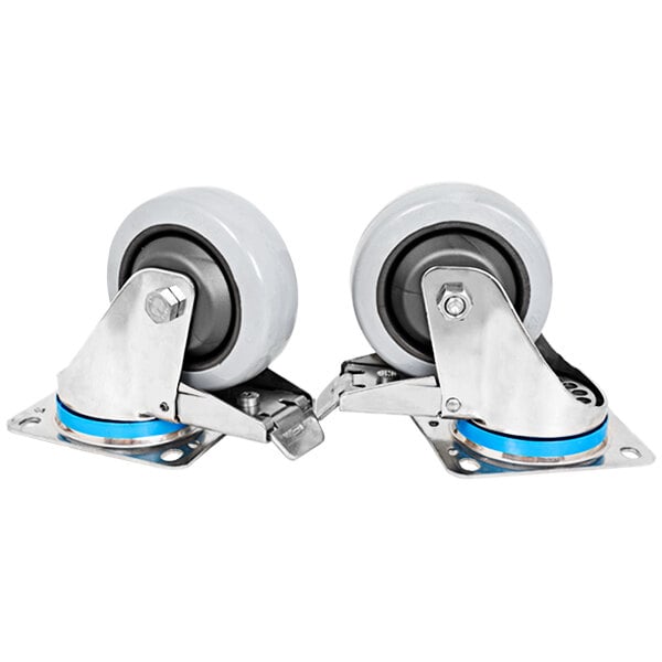 WINOXG - Mibrasa Robatayaki and Parrilla Stainless Steel Castors (Set of 4) - (all swivel