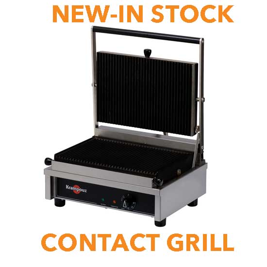 KR-245540 - Krampouz - CONTACT GRILL RIDGED PLATES 1.8KW