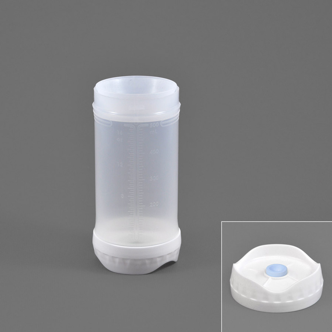 RC161-350-6 - 16oz Portion Pal™ bottle with viscous valve 1-HOLE dispensing caps