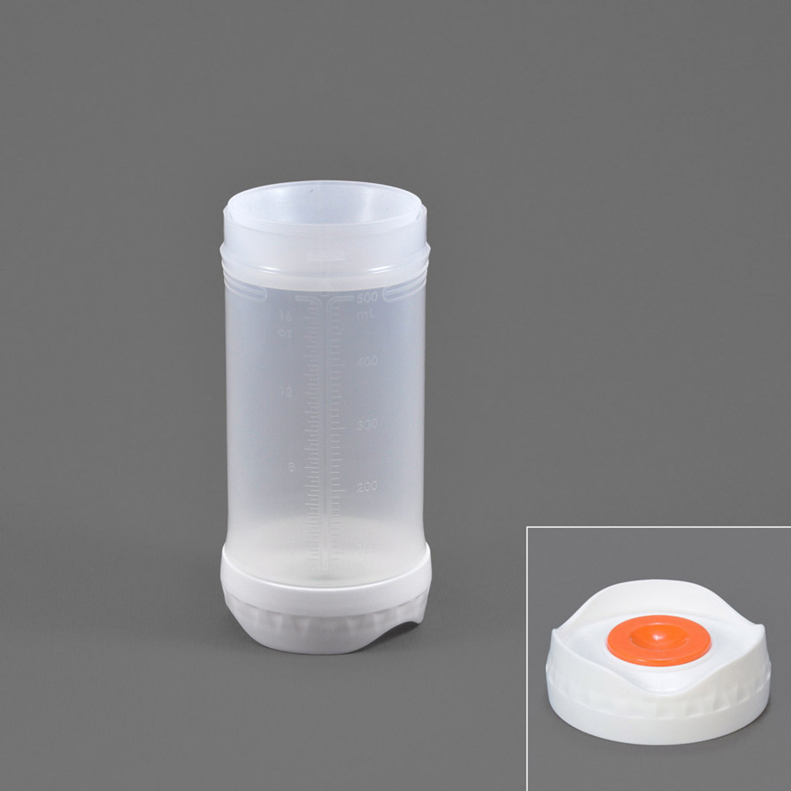RC16XL-700-6 - 16oz Portion Pal™ bottle with chunky valve 1-HOLE dispensing caps