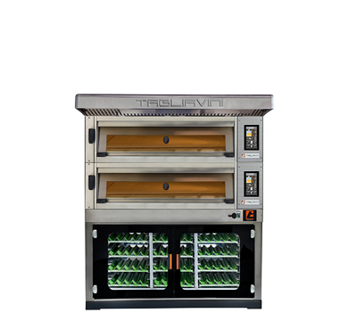 Tagliavini 2EMT24676BSPT - 2 Deck Electric Modular Deck Oven / Prover Under