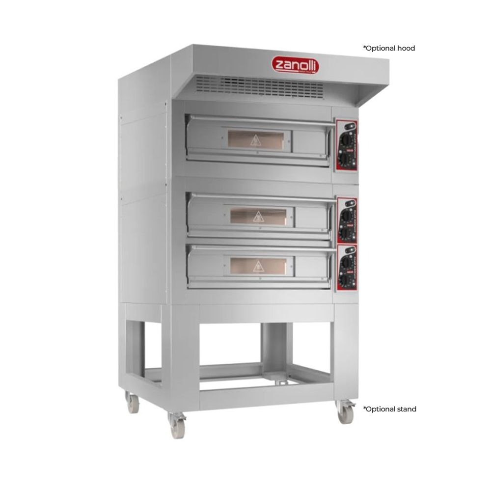 Zanolli Citizen EP70 4+4+4  Electric Triple Deck Pizza Oven – 4+4+4 Pizza Capacity