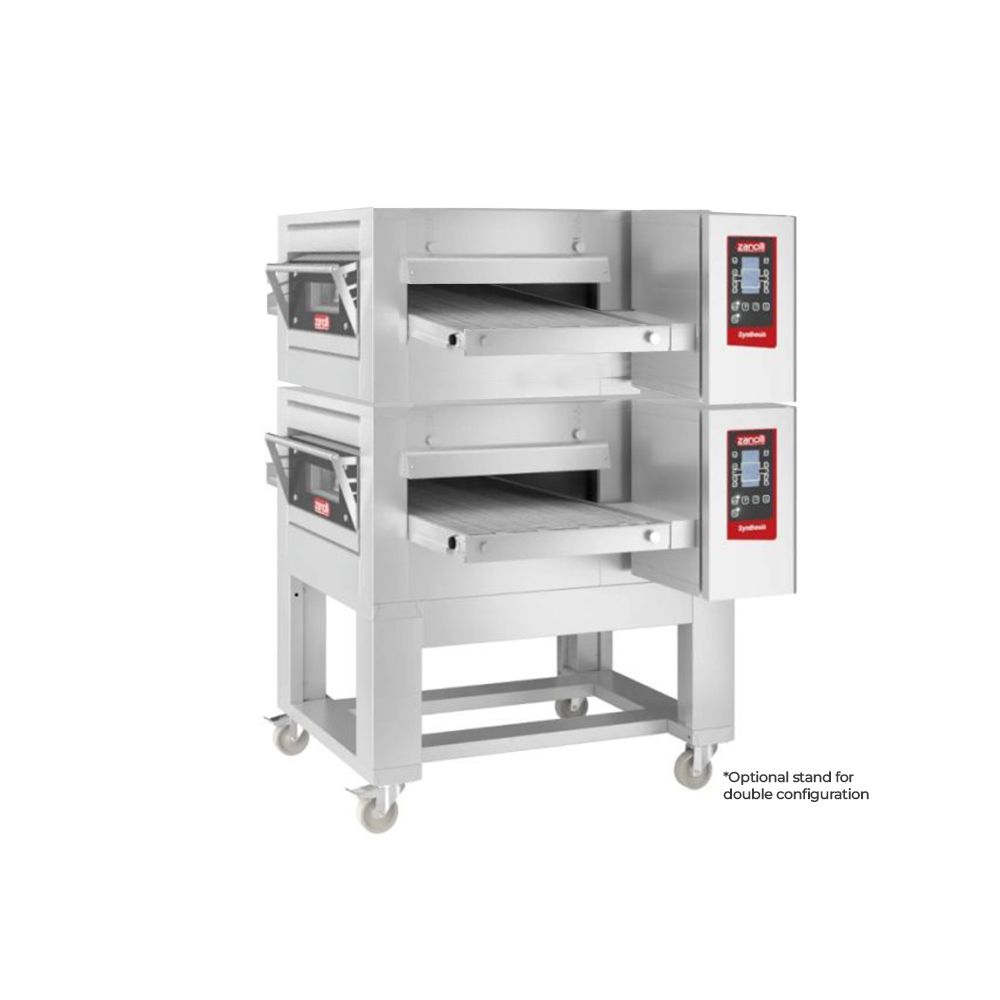 Zanolli Synthesis 08/50E-2 Double Stacked 20 Inch Electric Impingment Conveyor Oven