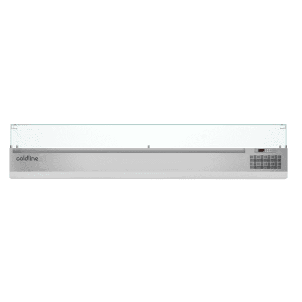 Coldline Ingredient Display Case with Glass, 13 Pans – VP25/13NL