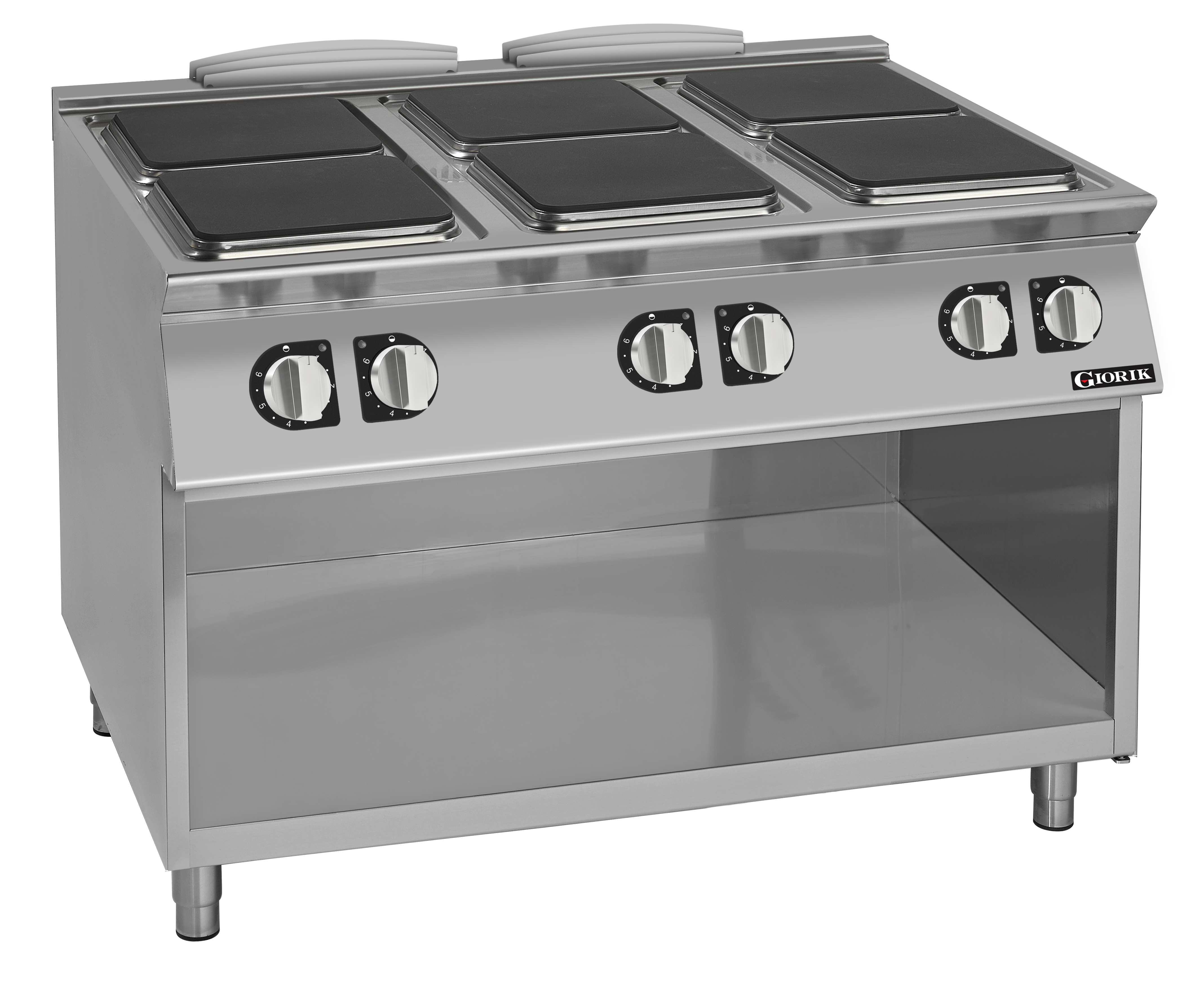 Giorik 900 Series   Electric Boiling Top   6 Square Hot Plates CE96QTT