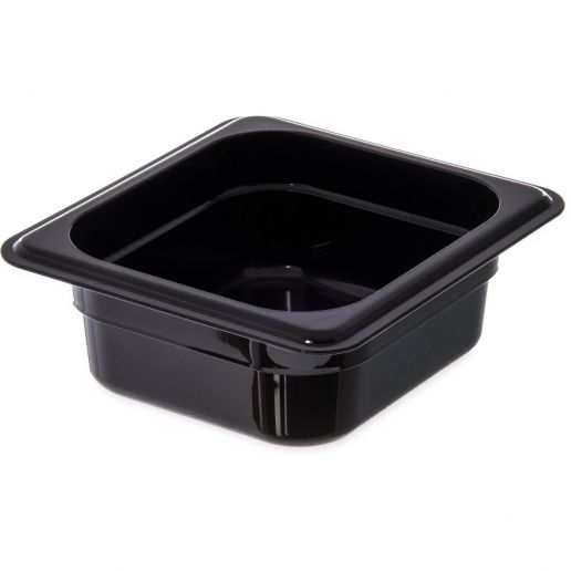 3068303 – StorPlus™ Polycarbonate Food Pan 1/6 Size, 65mm Deep – Black