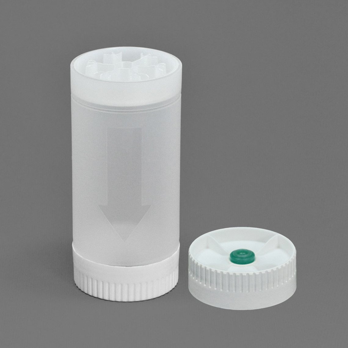 GB21X1-130-6 - 21oz Sauce Gun Bottle with small valve 1-HOLE dispensing caps