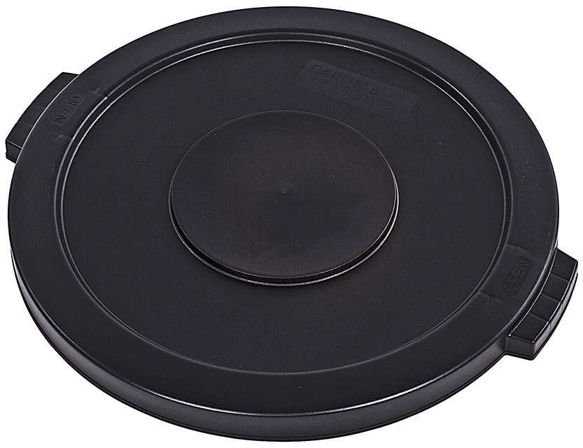 34102103 Carlisle Bronco Black Round Waste Bin Lid to suit 75L Bronco Waste Bins 508mm x 32mm
