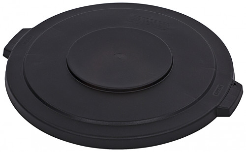 34103303 Carlisle Bronco Black Round Waste Bin Lid to suit 121L Bronco Waste Bins 571mm x 54mm