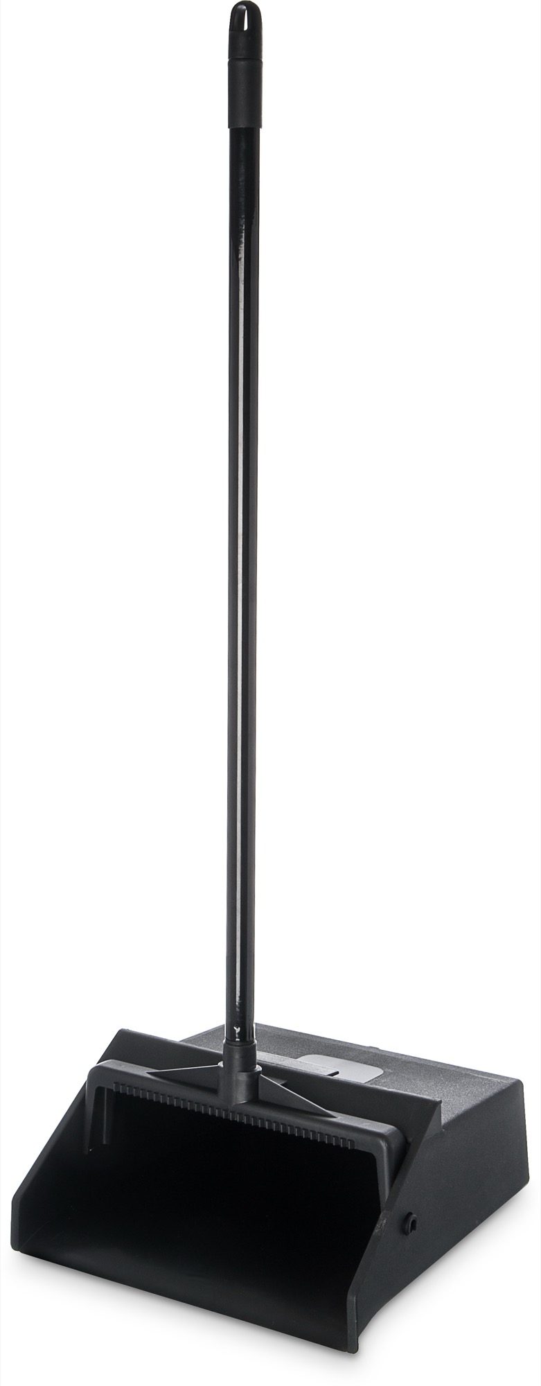 36141003 Carlisle Duo-Pan Black Upright Plastic Lobby Pan with Metal Handle Overall Length 914mm