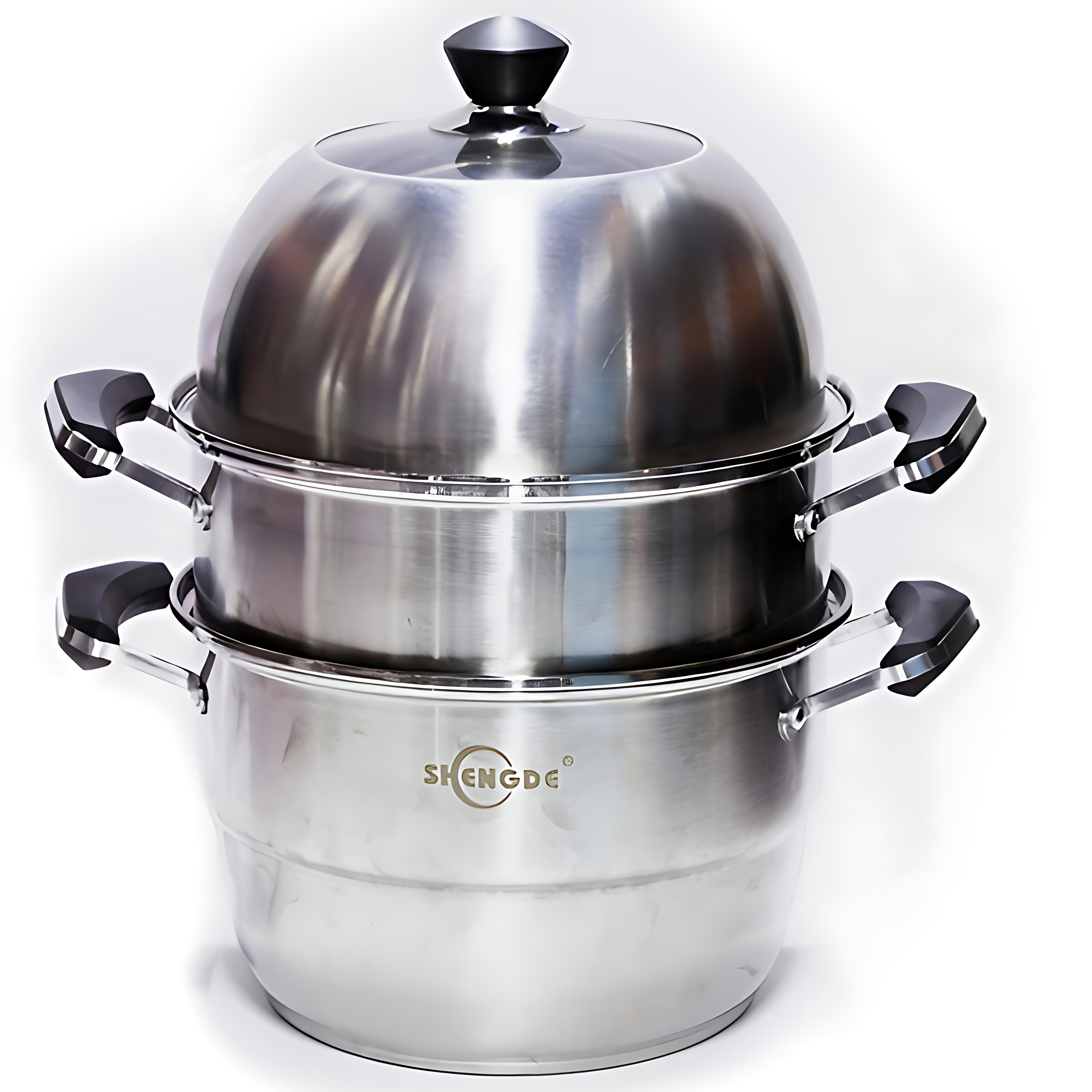 kitchen knock - Steam Pot - S/S 3 Tiers - 320mm