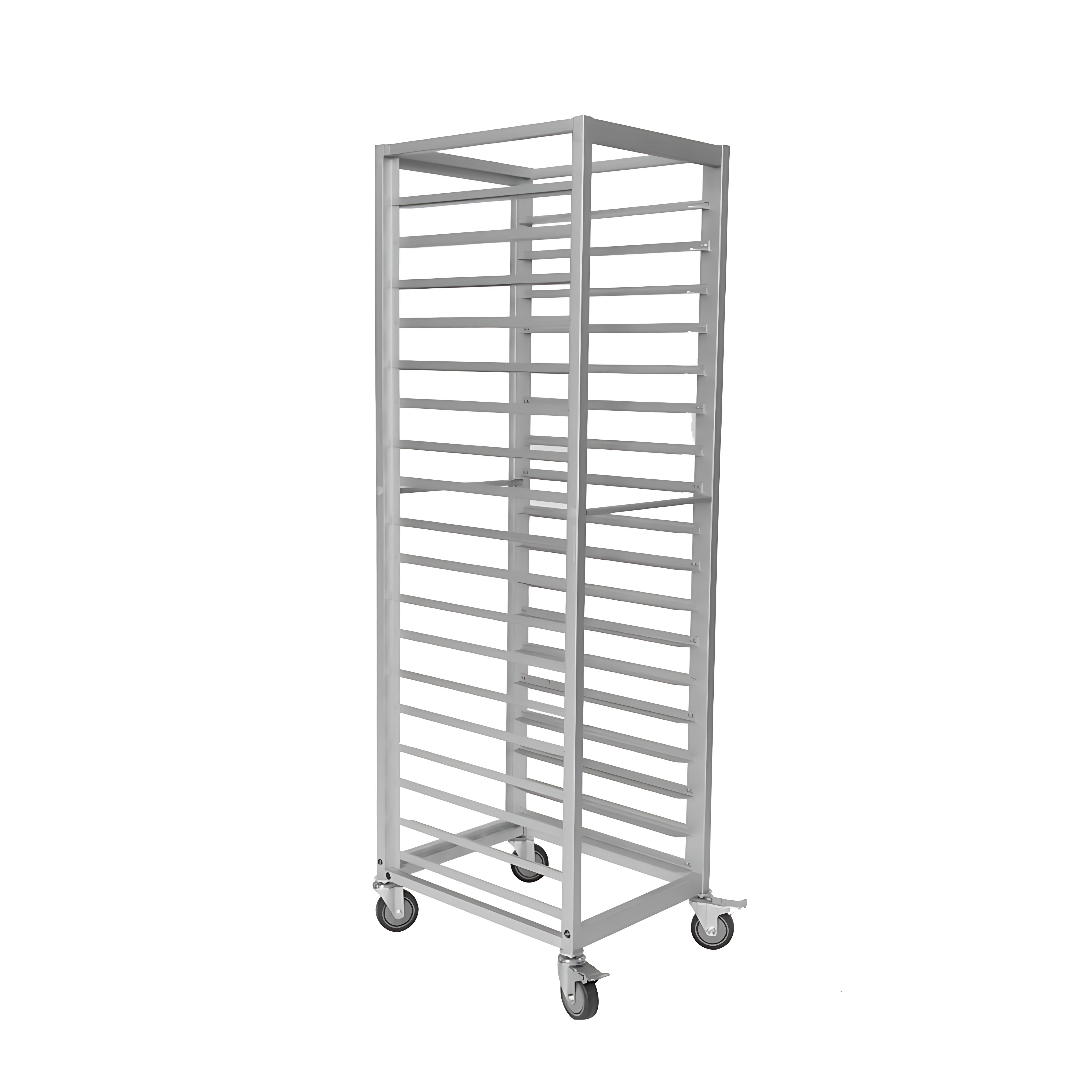 kitchen knock - Baking Tray Trolley 18 Tiers - Silver - Heavy Duty
