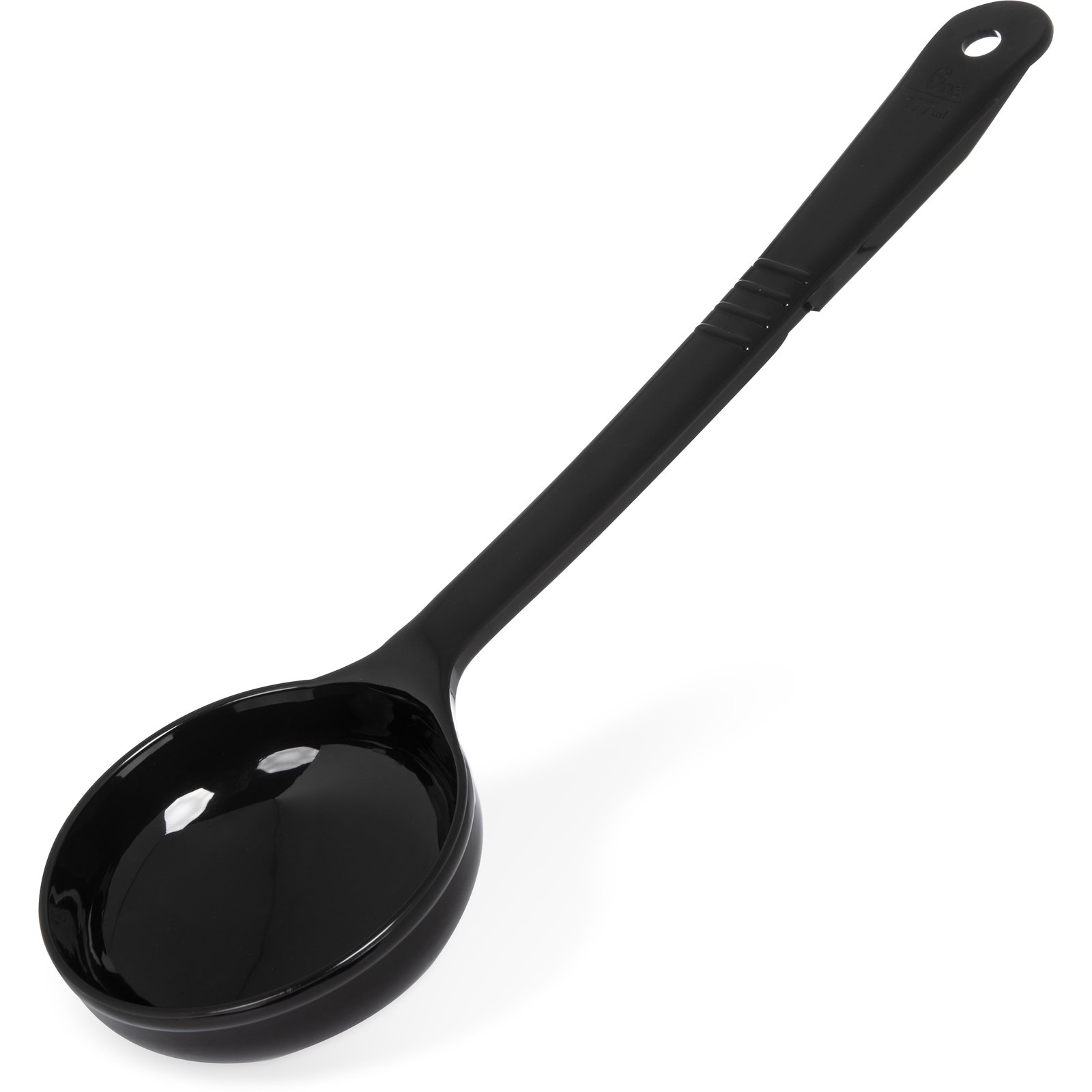 399003 Carlisle Measure Miser Black Measuring solid spoon with long handle 180mL Capacity