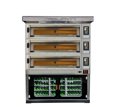 Tagliavini 3EMT24676BSPT - 3 Deck Electric Modular Deck Oven / Prover Under