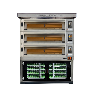 Tagliavini 3EMT34676BSPT - 3 Deck Electric Modular Deck Oven / Prover Under