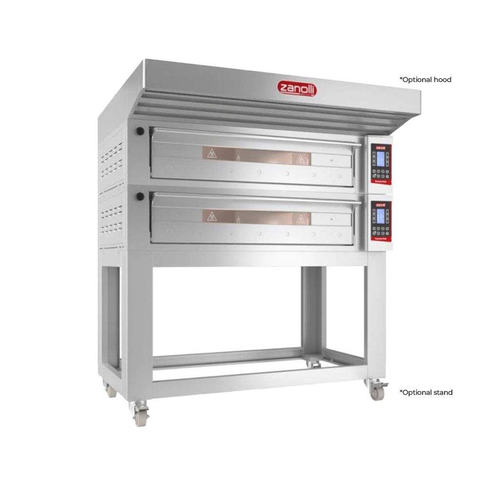 Zanolli Teorema Polis 3/MC18-2 Double Deck Bakery Oven – 3 + 3 Tray (400 x 600) Capacity