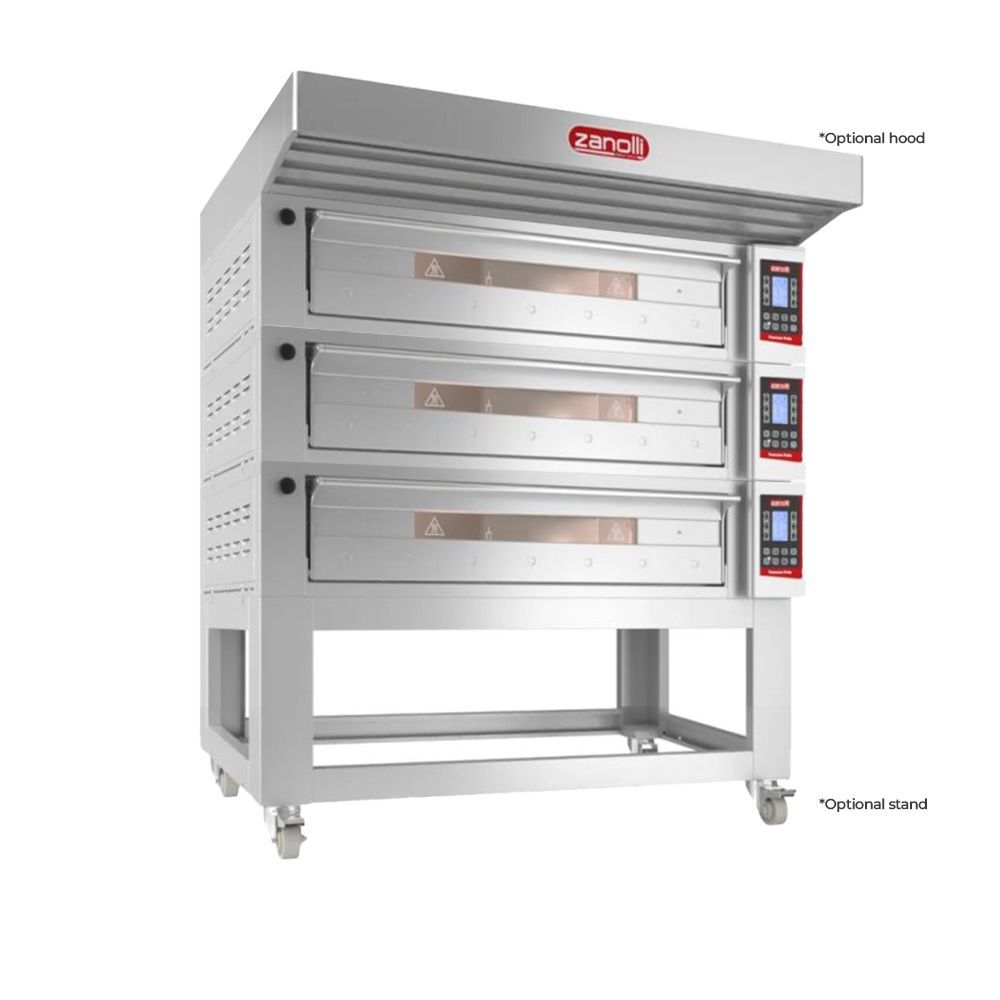 Zanolli Teorema Polis 3/MC18-3 Triple Deck Bakery Oven – 3 + 3 + 3 Tray (400 x 600) Capacity