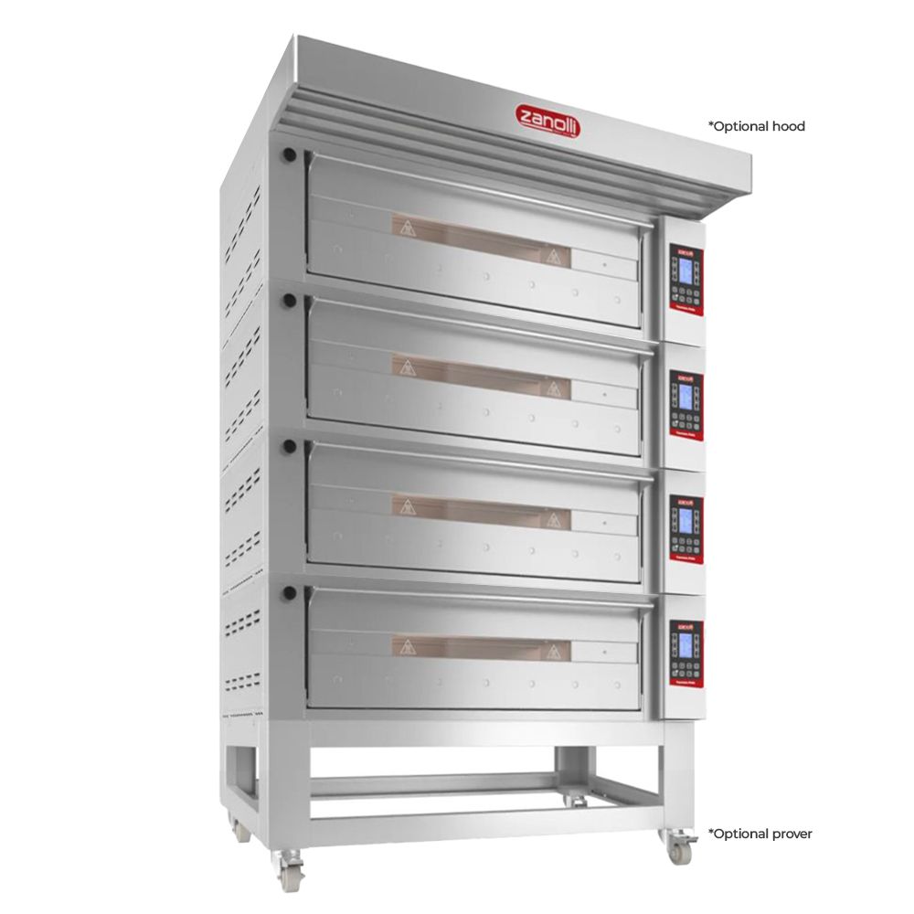 Zanolli Teorema Polis 3/MC26-4 Quadtriple Deck Bakery Oven  – 3 + 3 + 3 + 3  Tray (400 x 600) Capacity