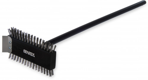 4029000 Carlisle SPARTA® Broiler Master with Stainless steel wire bristles & scraper. Head 216mm x 127mm x 775mm. Bristle Length 25mm