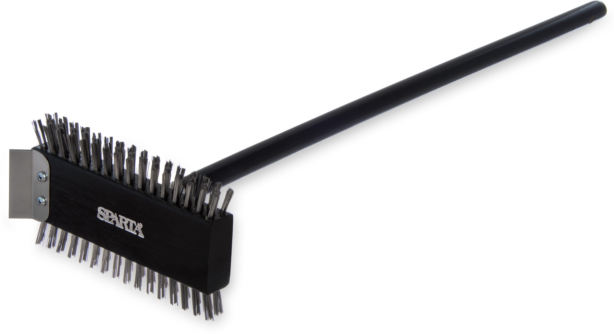 4029000 Carlisle SPARTA® Broiler Master with Stainless steel wire bristles & scraper. Head 216mm x 127mm x 775mm. Bristle Length 25mm
