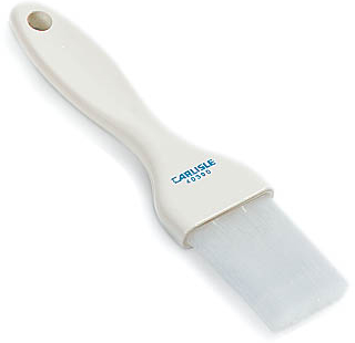 4039302 Carlisle Galaxy™ White Flat Pastry Brush 38mm wide with Nylon Bristles