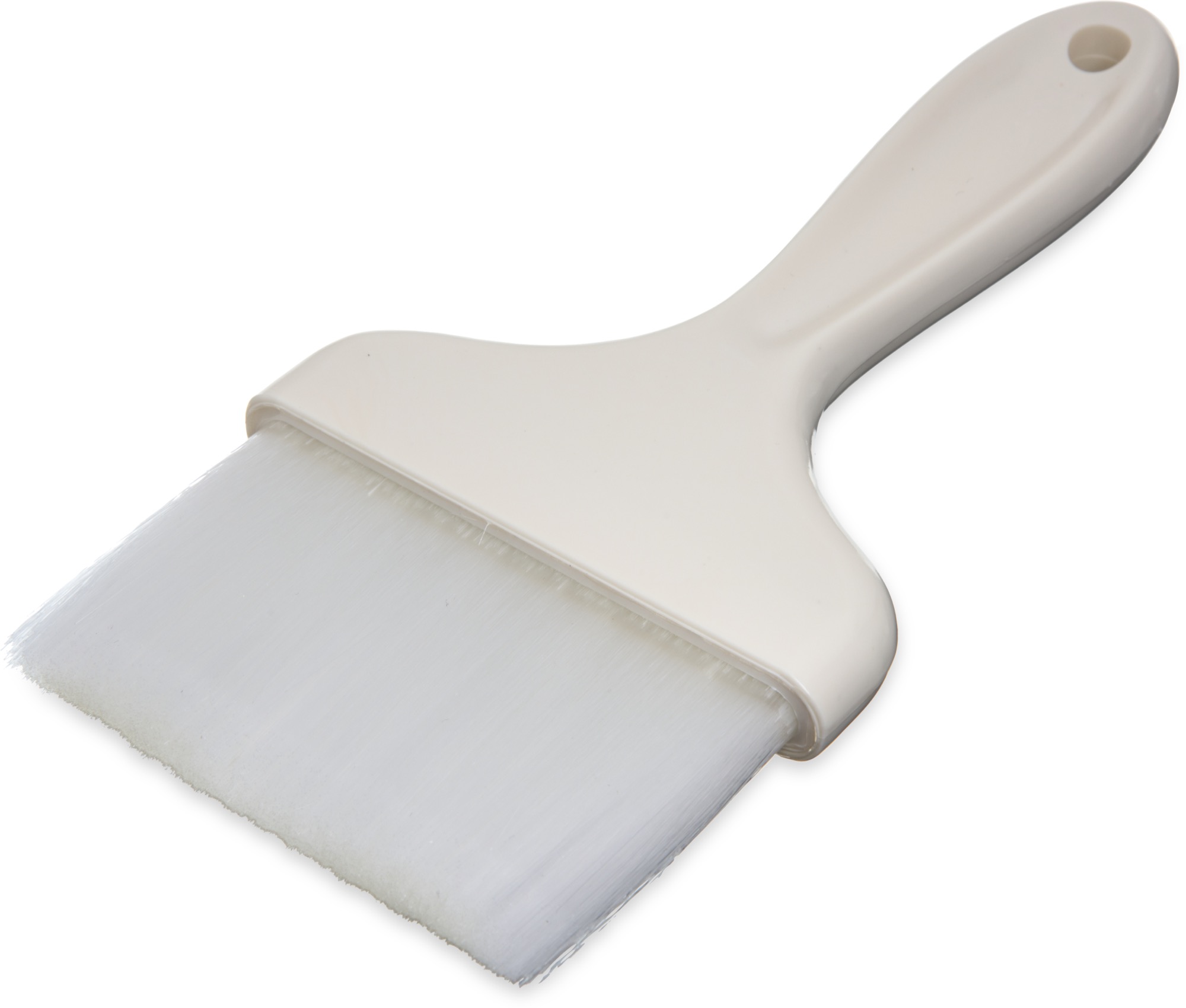 4039302 Carlisle Galaxy White Flat Pastry Brush 100mm wide with Nylon Bristles
