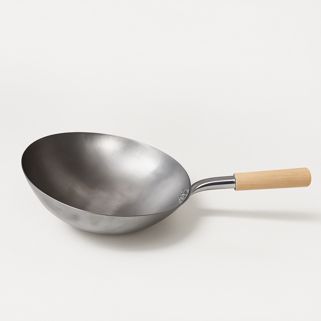 kitchen knock - Wok - Iron Wooden Handle - Ø430mm - 17"