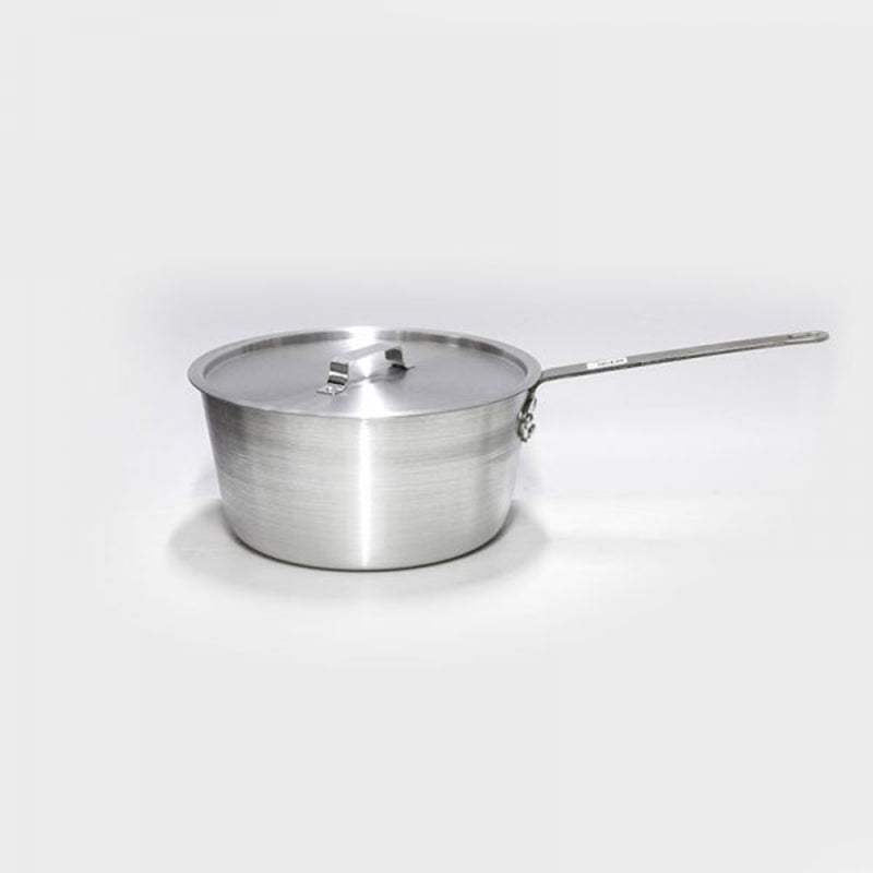kitchen knock - Sauce Pot - Aluminium with Cover - 3.5L - Ø220mm*113mm*2mm - Thickened