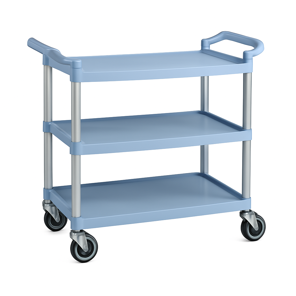 kitchen knock - Serving Trolley Small - 3 Tiers -Grey - 820mm*410mm*930mm